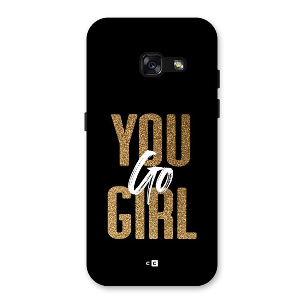 Confident Girl Back Case for Galaxy A3 (2017)