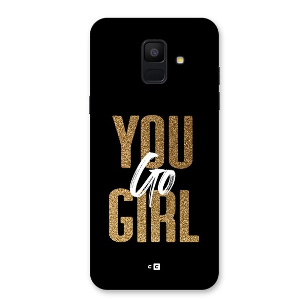 Confident Girl Back Case for Galaxy A6 (2018)