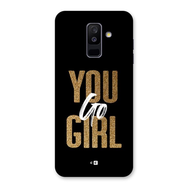 Confident Girl Back Case for Galaxy A6 Plus