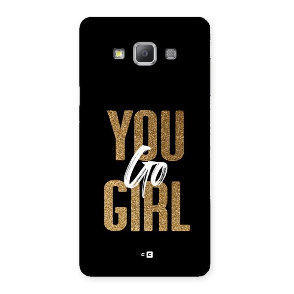 Confident Girl Back Case for Galaxy A7