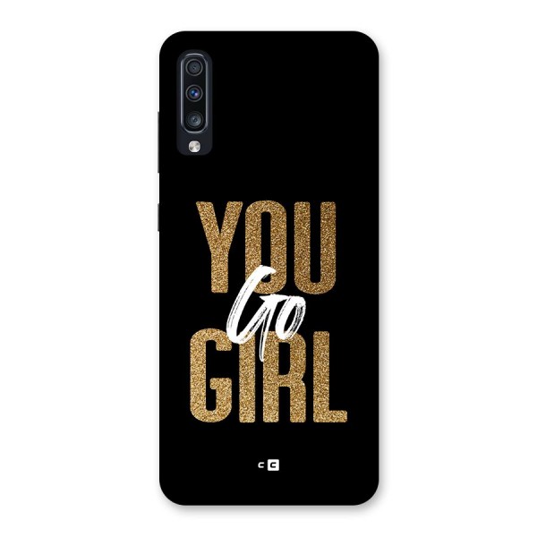 Confident Girl Back Case for Galaxy A70s