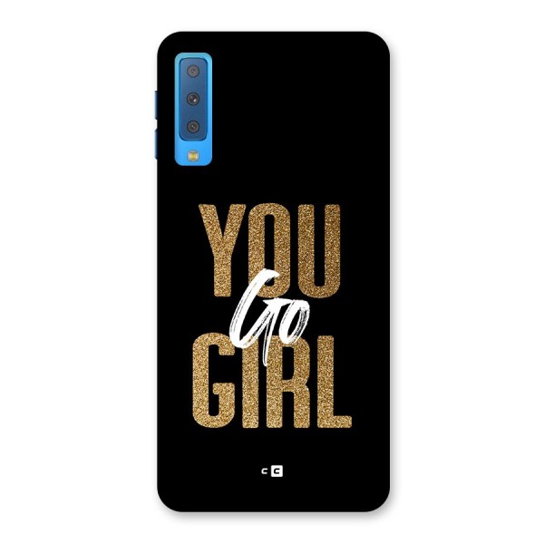 Confident Girl Back Case for Galaxy A7 (2018)