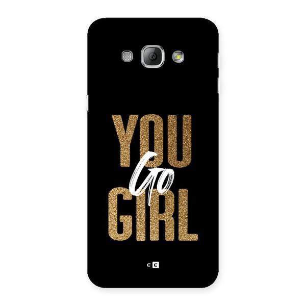 Confident Girl Back Case for Galaxy A8