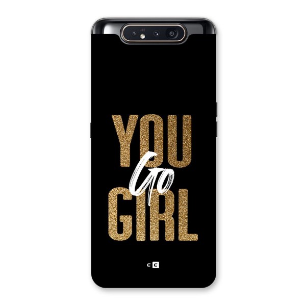 Confident Girl Back Case for Galaxy A80