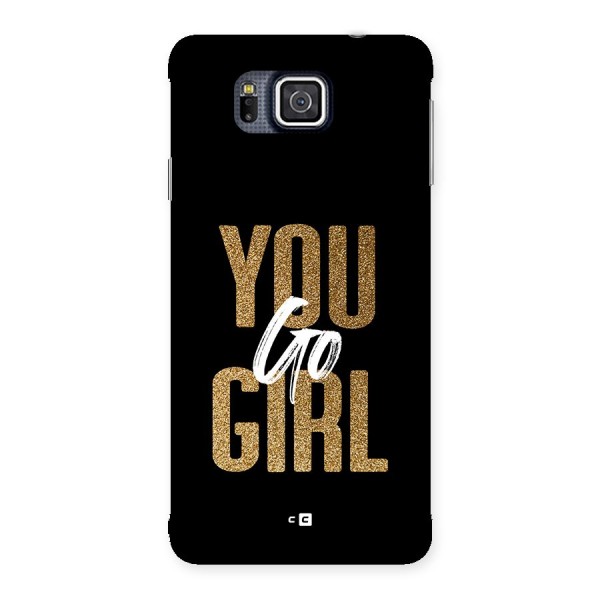 Confident Girl Back Case for Galaxy Alpha