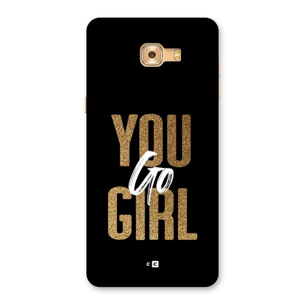 Confident Girl Back Case for Galaxy C9 Pro