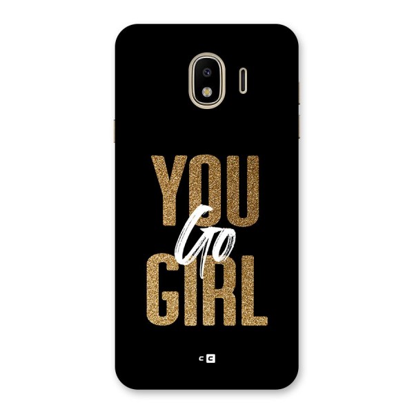 Confident Girl Back Case for Galaxy J4