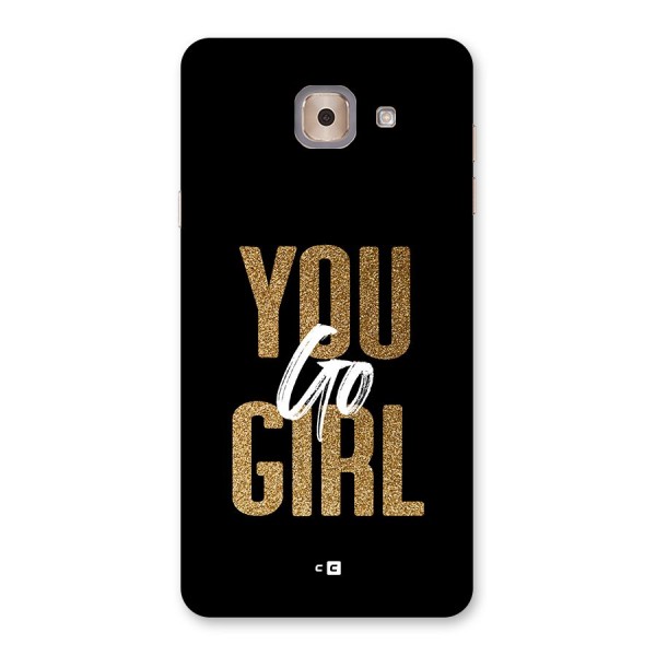 Confident Girl Back Case for Galaxy J7 Max