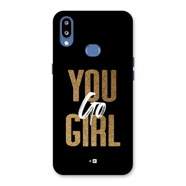 Confident Girl Back Case for Galaxy M01s