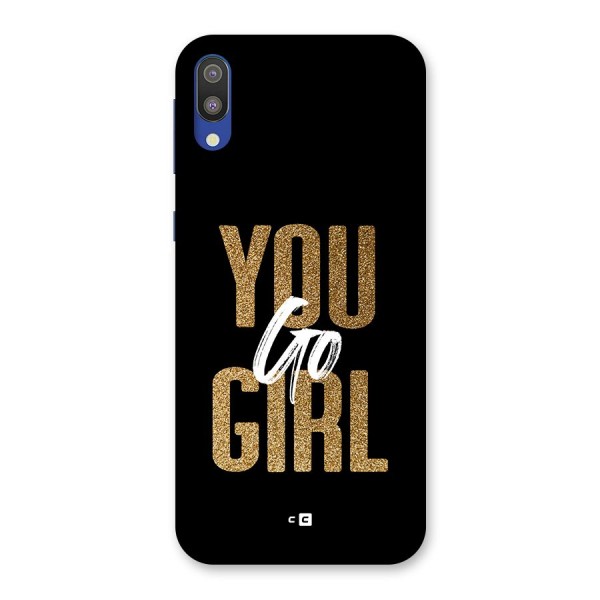 Confident Girl Back Case for Galaxy M10