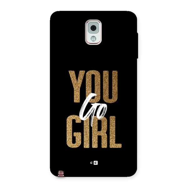 Confident Girl Back Case for Galaxy Note 3