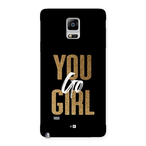 Confident Girl Back Case for Galaxy Note 4