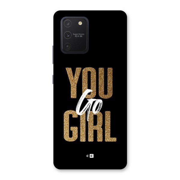 Confident Girl Back Case for Galaxy S10 Lite