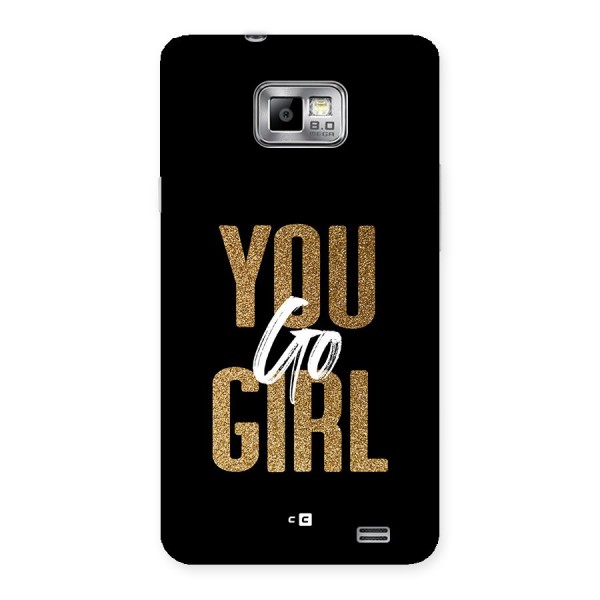 Confident Girl Back Case for Galaxy S2