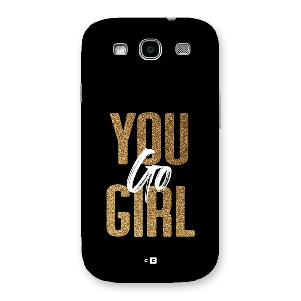 Confident Girl Back Case for Galaxy S3