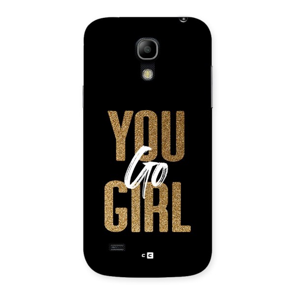 Confident Girl Back Case for Galaxy S4 Mini