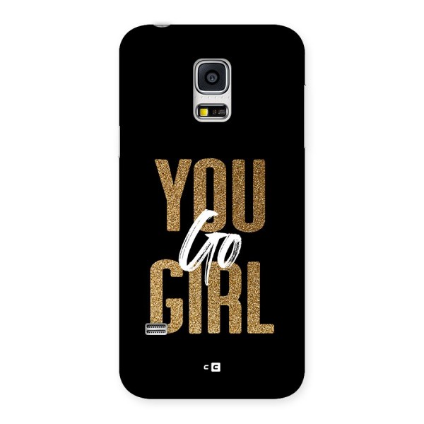 Confident Girl Back Case for Galaxy S5 Mini