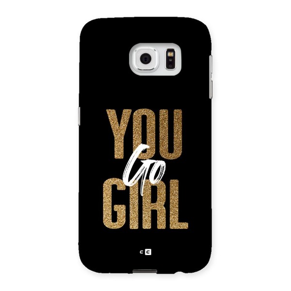 Confident Girl Back Case for Galaxy S6