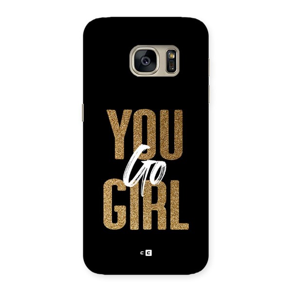 Confident Girl Back Case for Galaxy S7