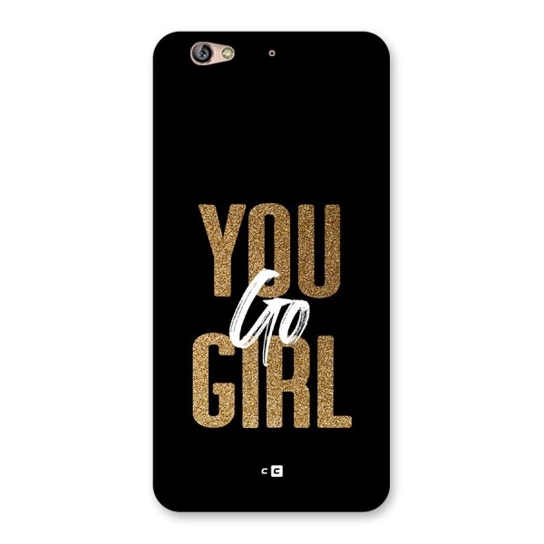 Confident Girl Back Case for Gionee S6