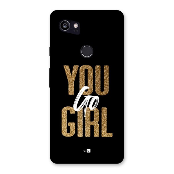 Confident Girl Back Case for Google Pixel 2 XL