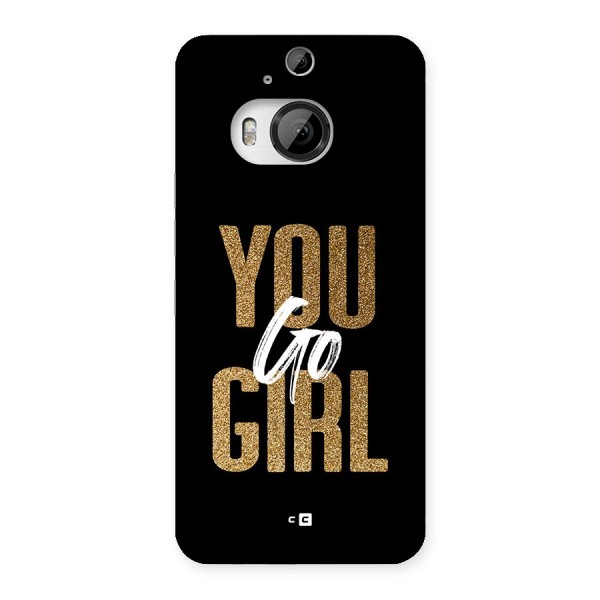 Confident Girl Back Case for HTC One M9 Plus