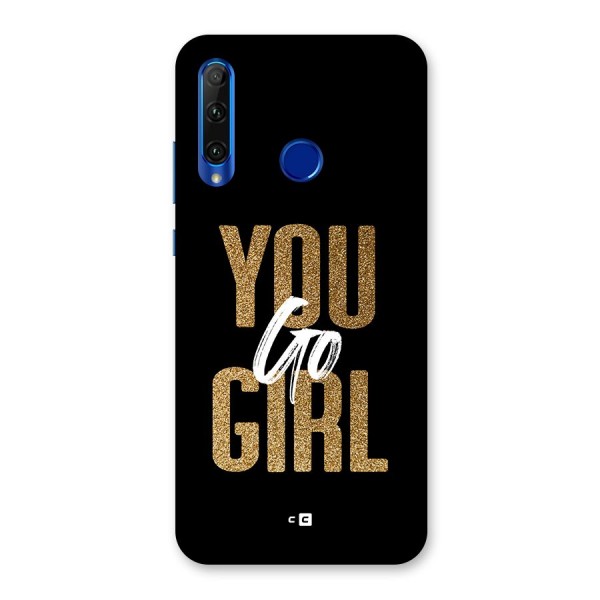 Confident Girl Back Case for Honor 20i