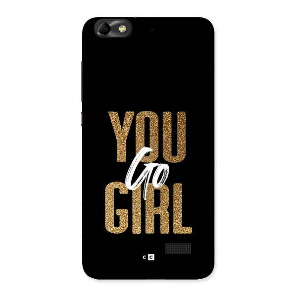 Confident Girl Back Case for Honor 4C