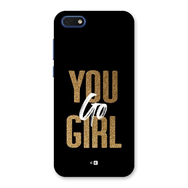 Confident Girl Back Case for Honor 7s