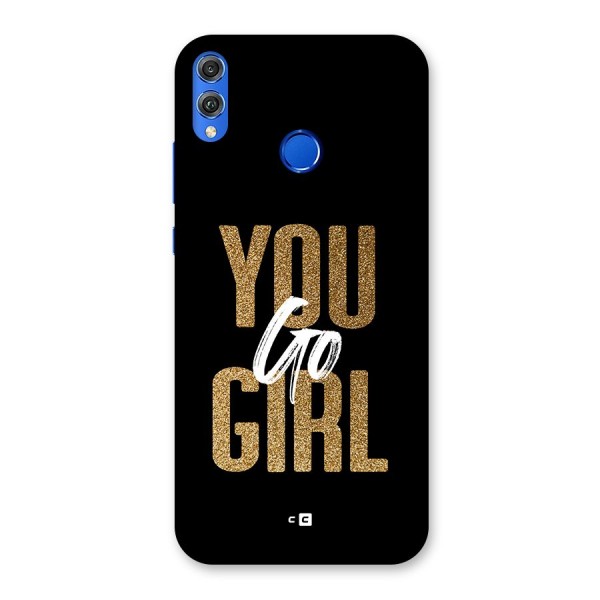 Confident Girl Back Case for Honor 8X