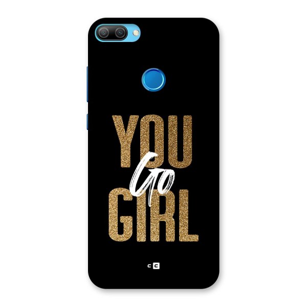 Confident Girl Back Case for Honor 9N