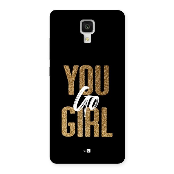 Confident Girl Back Case for Mi4