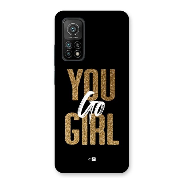 Confident Girl Back Case for Mi 10T Pro 5G