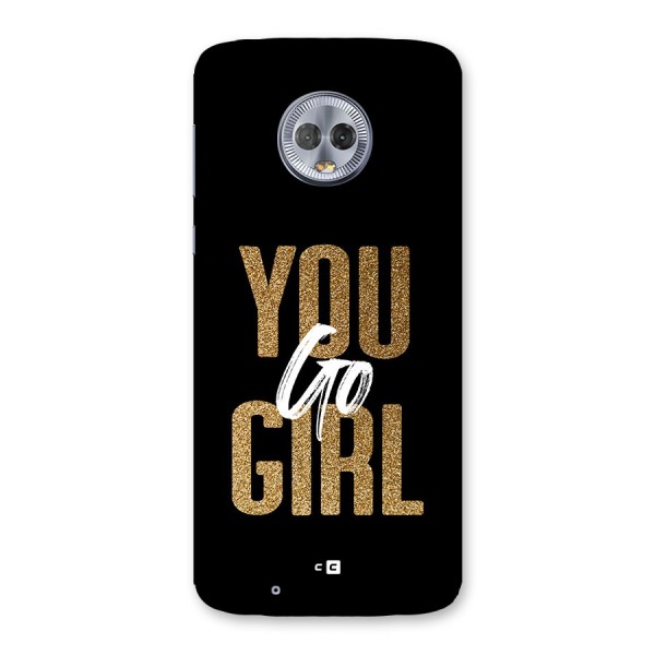 Confident Girl Back Case for Moto G6