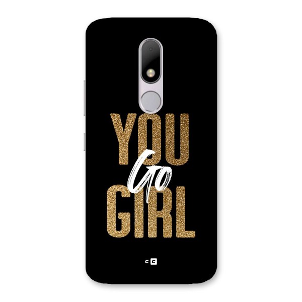 Confident Girl Back Case for Moto M