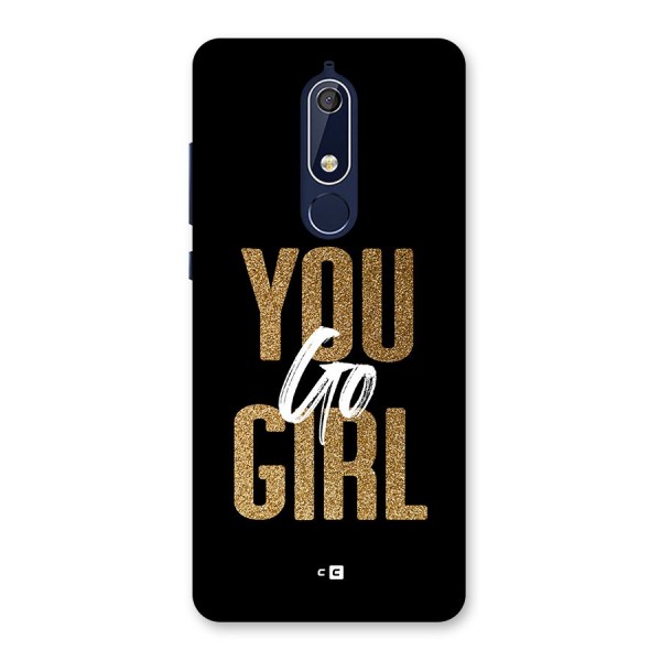 Confident Girl Back Case for Nokia 5.1