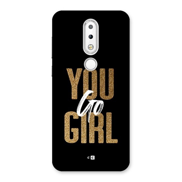 Confident Girl Back Case for Nokia 6.1 Plus