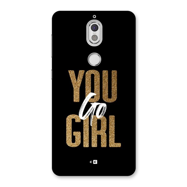 Confident Girl Back Case for Nokia 7