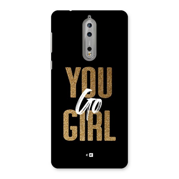 Confident Girl Back Case for Nokia 8