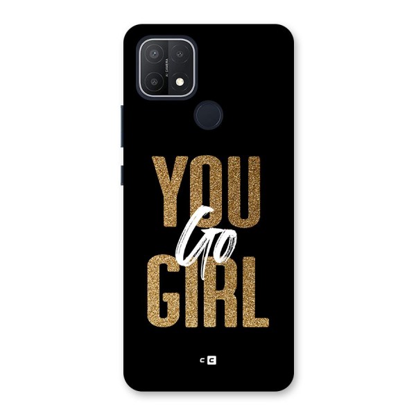 Confident Girl Back Case for Oppo A15