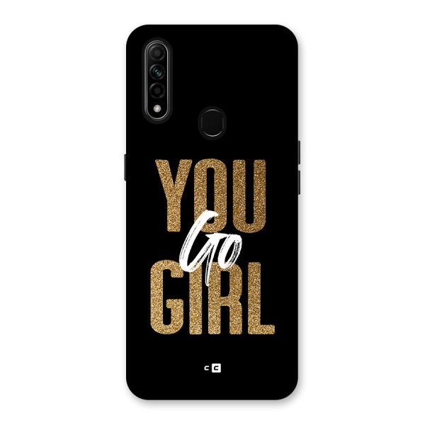 Confident Girl Back Case for Oppo A31