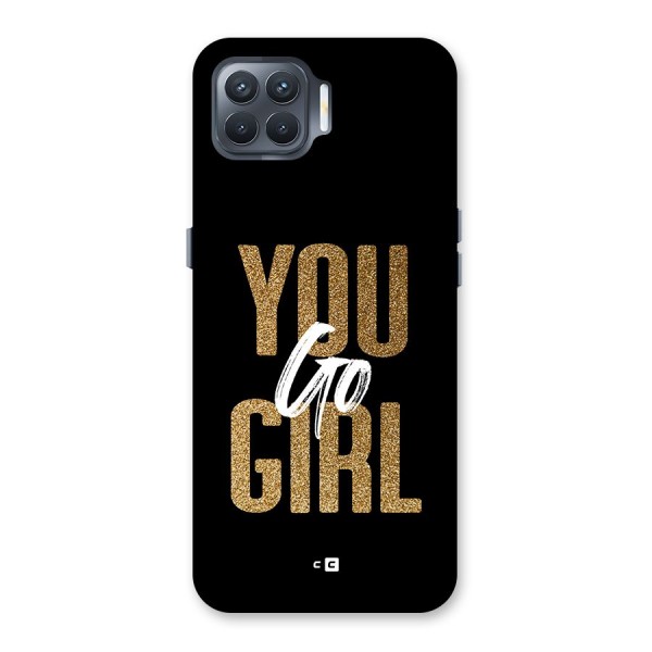 Confident Girl Back Case for Oppo F17 Pro