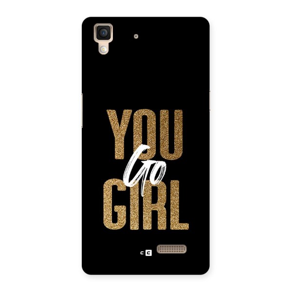 Confident Girl Back Case for Oppo R7