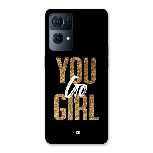 Confident Girl Back Case for Oppo Reno7 Pro 5G