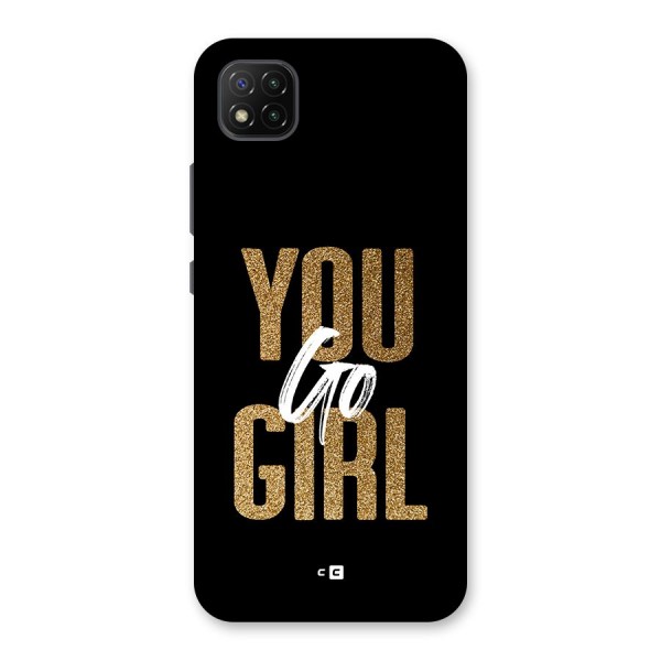 Confident Girl Back Case for Poco C3