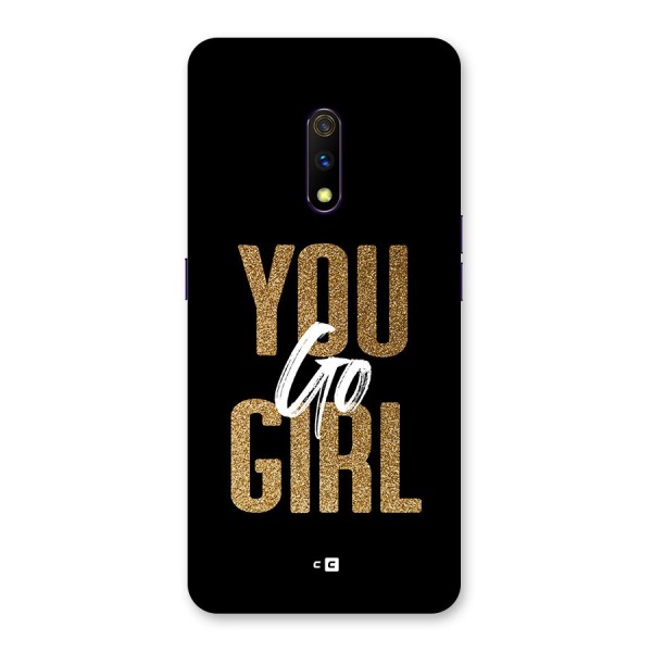 Confident Girl Back Case for Realme X