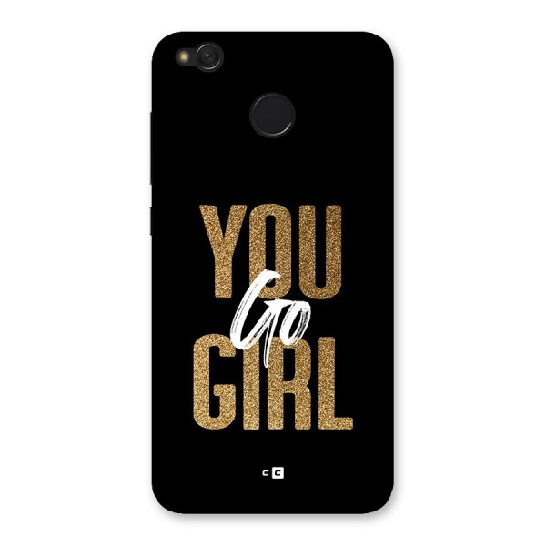 Confident Girl Back Case for Redmi 4