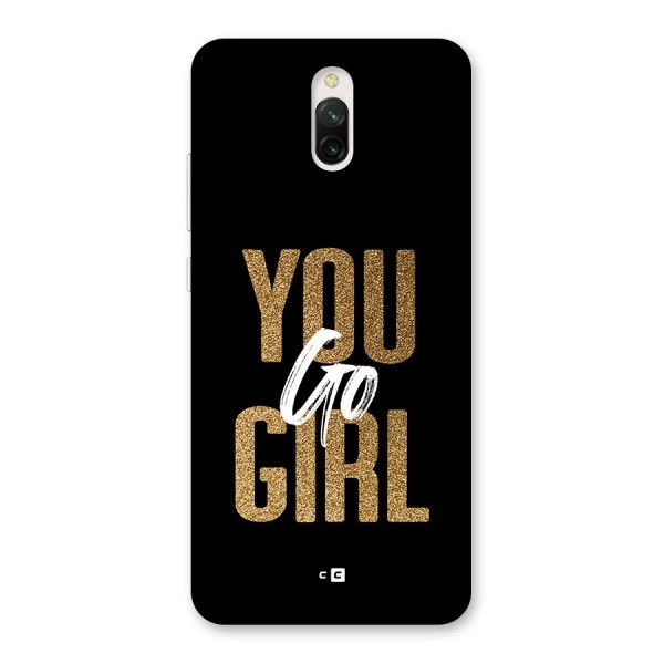 Confident Girl Back Case for Redmi 8A Dual