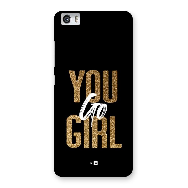 Confident Girl Back Case for Redmi Mi 5