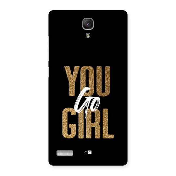 Confident Girl Back Case for Redmi Note